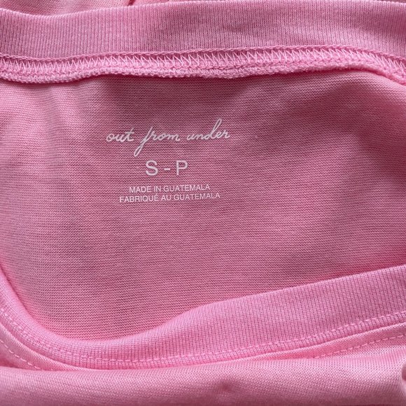 Urban Outfitters Out From Under Addison COZY CROP TOP Pink S - Picture 13 of 16